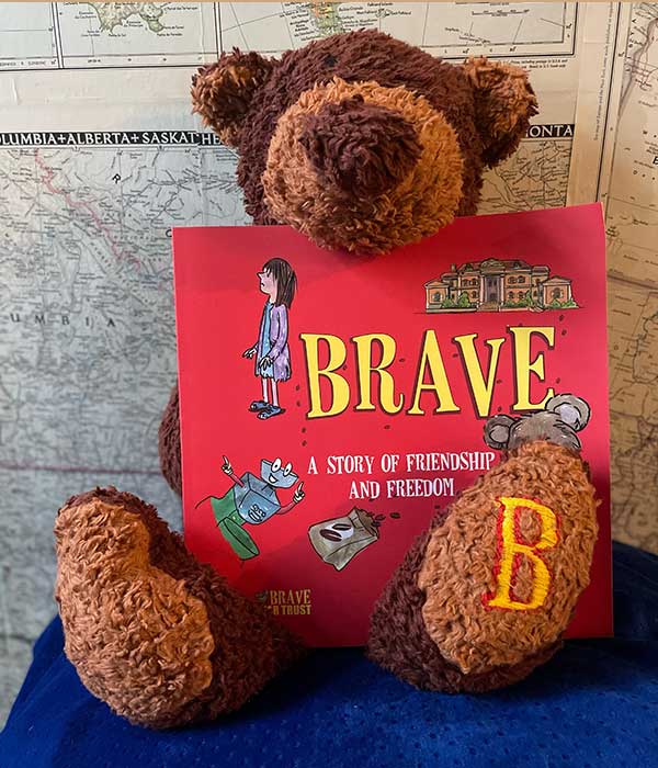 Brave-bear-book-blue-Pillow